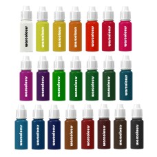 warcolours INKREDIBLE acrylic inks set (shading and glazing) - 22 bottles